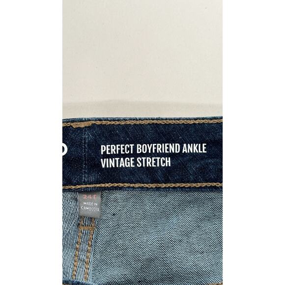 Torrid Perfect Boyfriend Ankle Vintage Stretch Denim Jean Size 24 Tall New - Picture 5 of 6